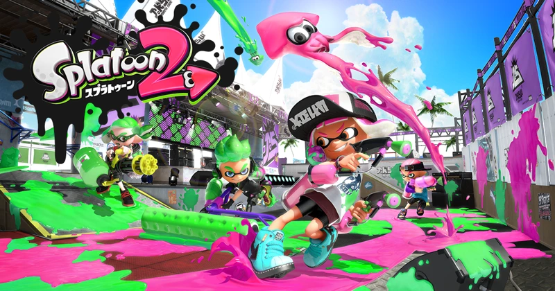 スプラトゥーン2の公式タイトル画像