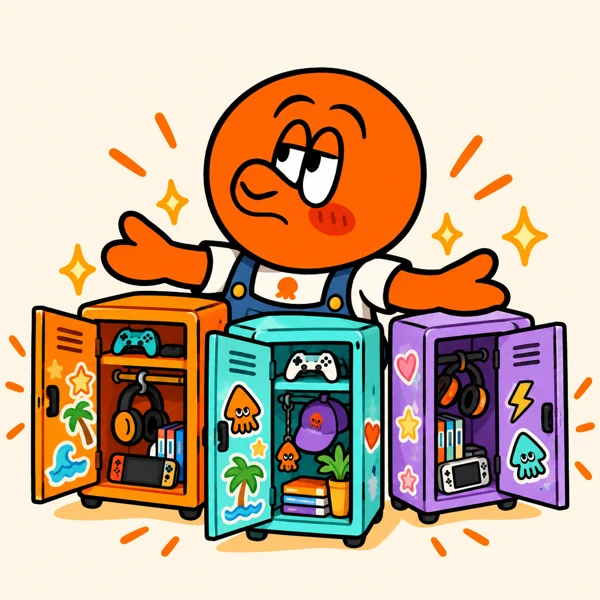 ロッカーコンテストの企画イラスト